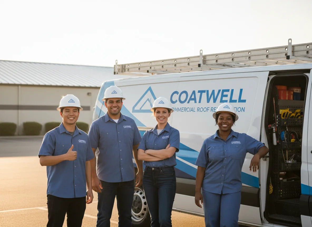 Commercial roof coating company in Burnham, ME